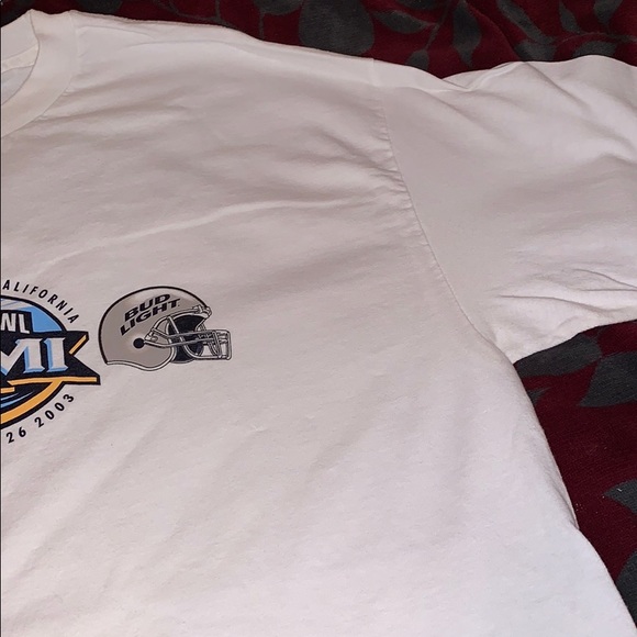 Vintage 2003 Super Bowl XXXVIIBudweiser tee shirt - Picture 6 of 6